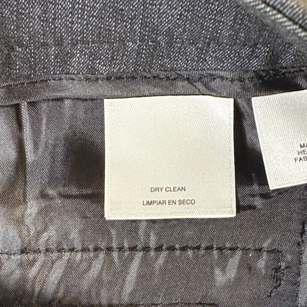 Officecore Anne Klein Navy/Charcoal Heather Pinstripe Career‎ Trousers Size 8